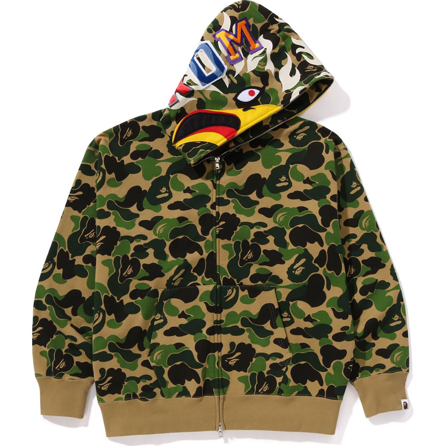 BAPE × READYMADE ABC CAMO イーグル リラックスフィット フルジップフーディー メンズ
