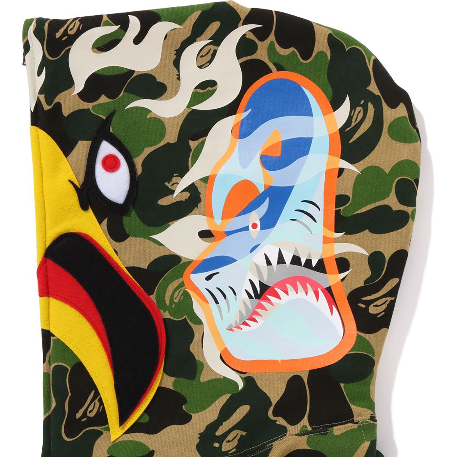 BAPE × READYMADE ABC CAMO イーグル リラックスフィット フルジップフーディー メンズ