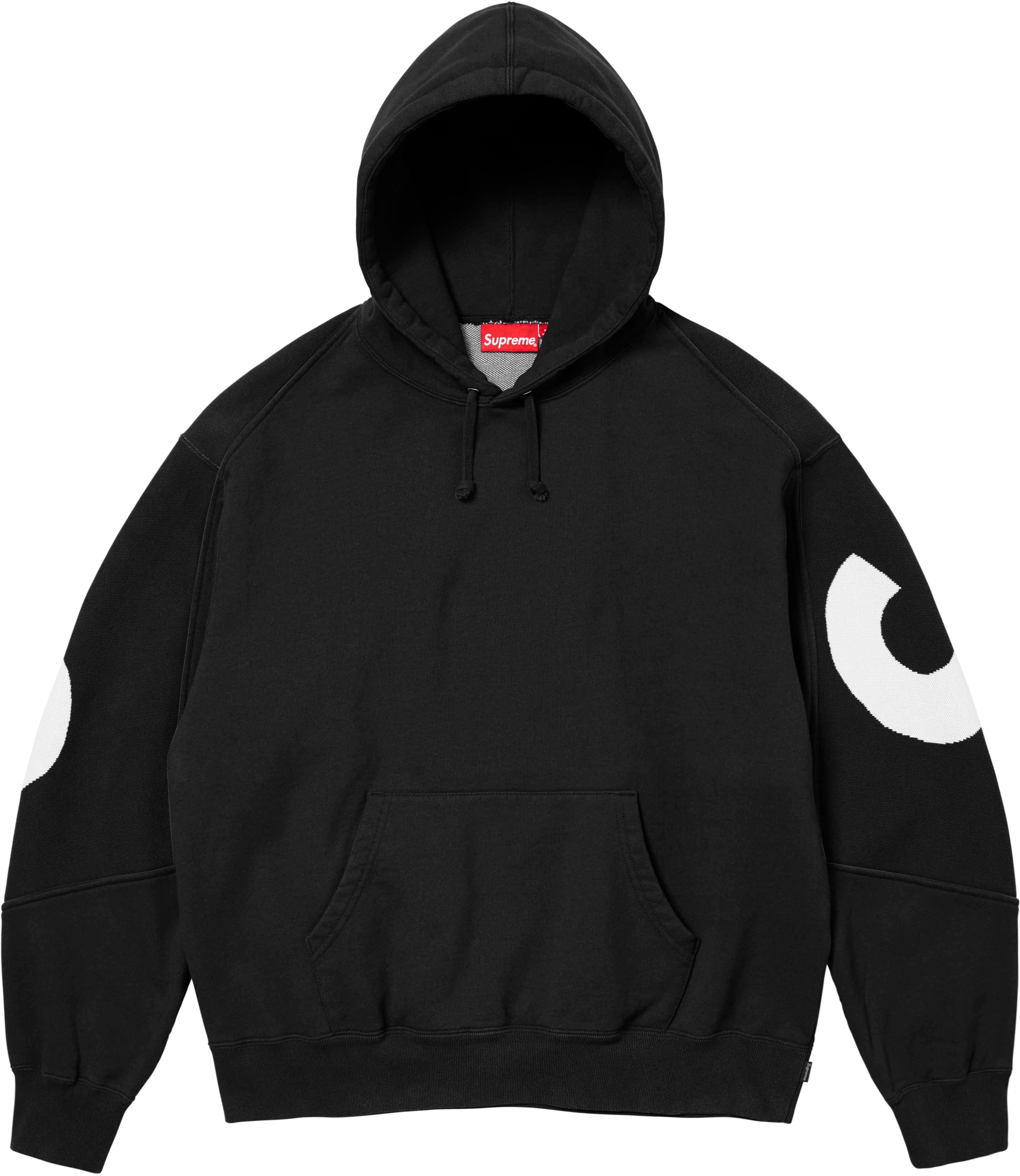 Supreme 23FW Big Logo Jacquard Hooded Sweatshirt
