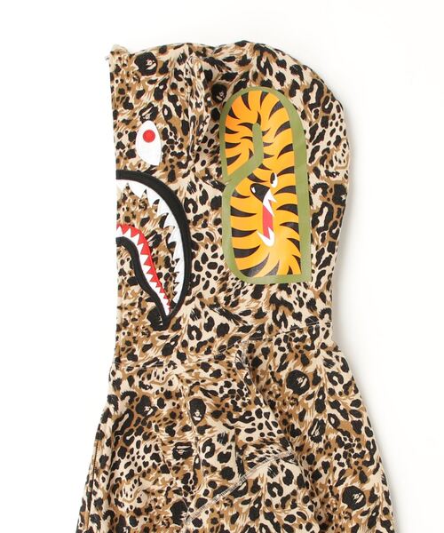 BAPE Milo Shark Full Zip Hoodie - Wild Leopard Edition