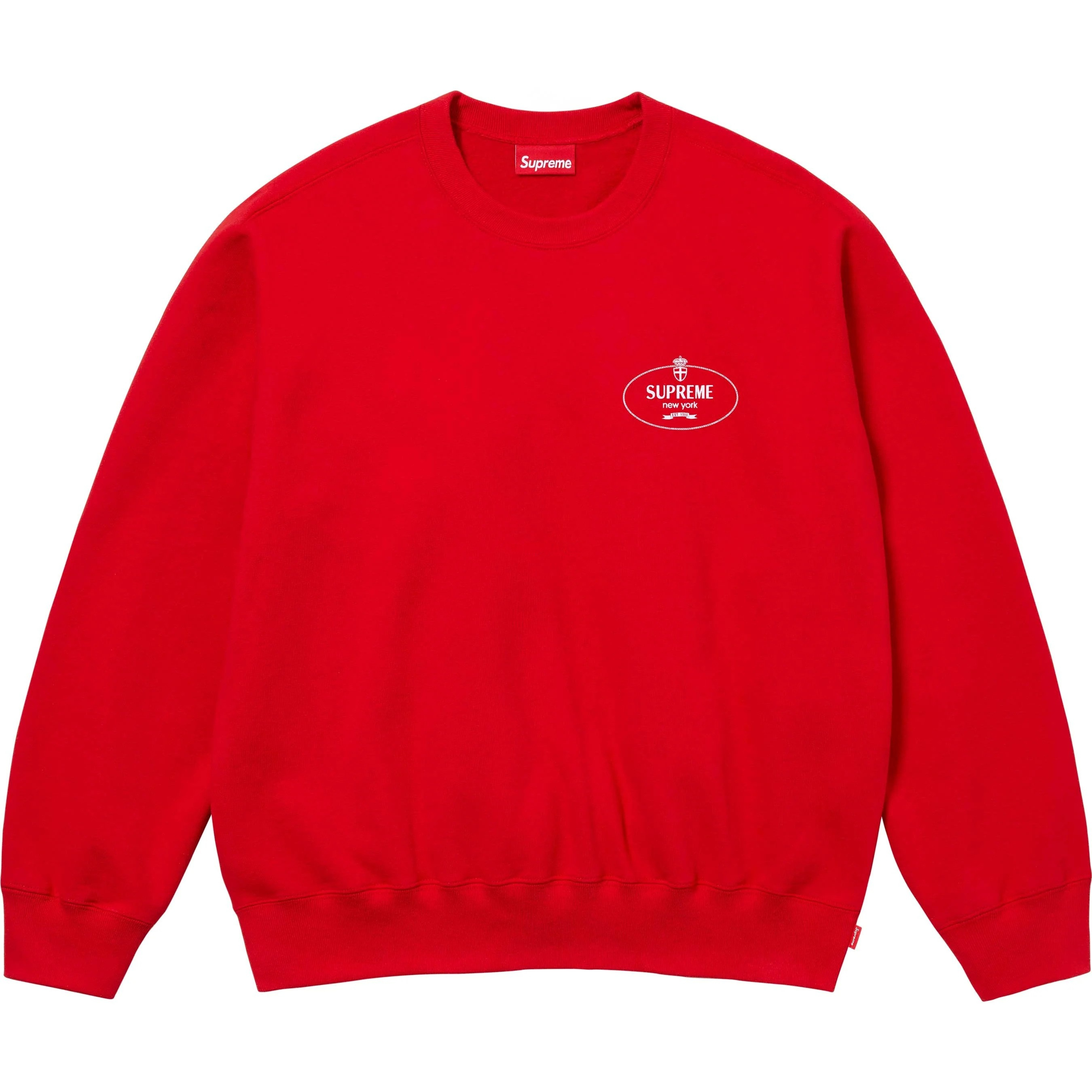 Supreme CREST CREWNECK ロゴ クルーネック プルオーバー 長袖 スウェットシャツ マルチカラー