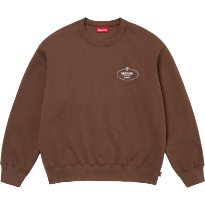 Supreme CREST CREWNECK ロゴ クルーネック プルオーバー 長袖 スウェットシャツ マルチカラー