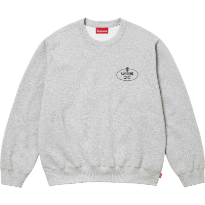 Supreme CREST CREWNECK ロゴ クルーネック プルオーバー 長袖 スウェットシャツ マルチカラー