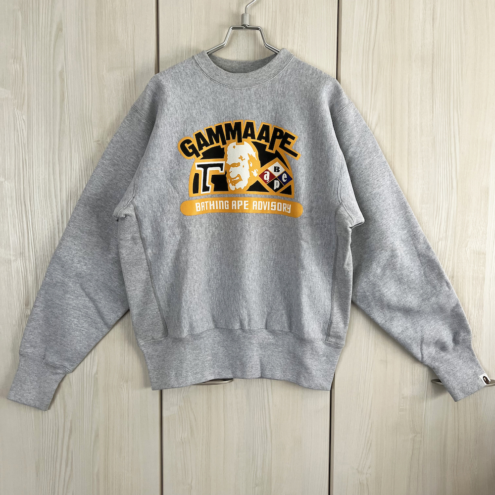 BAPE スウェットシャツ プルオーバー メンズ プラス ベルベット 厚手 純綿 クラシック ストリート アメリカン ストリート スタイル 