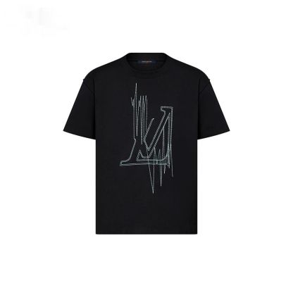 LV ルイヴィトン メンズ コットン LV FREQUENCY 半袖 Tシャツ