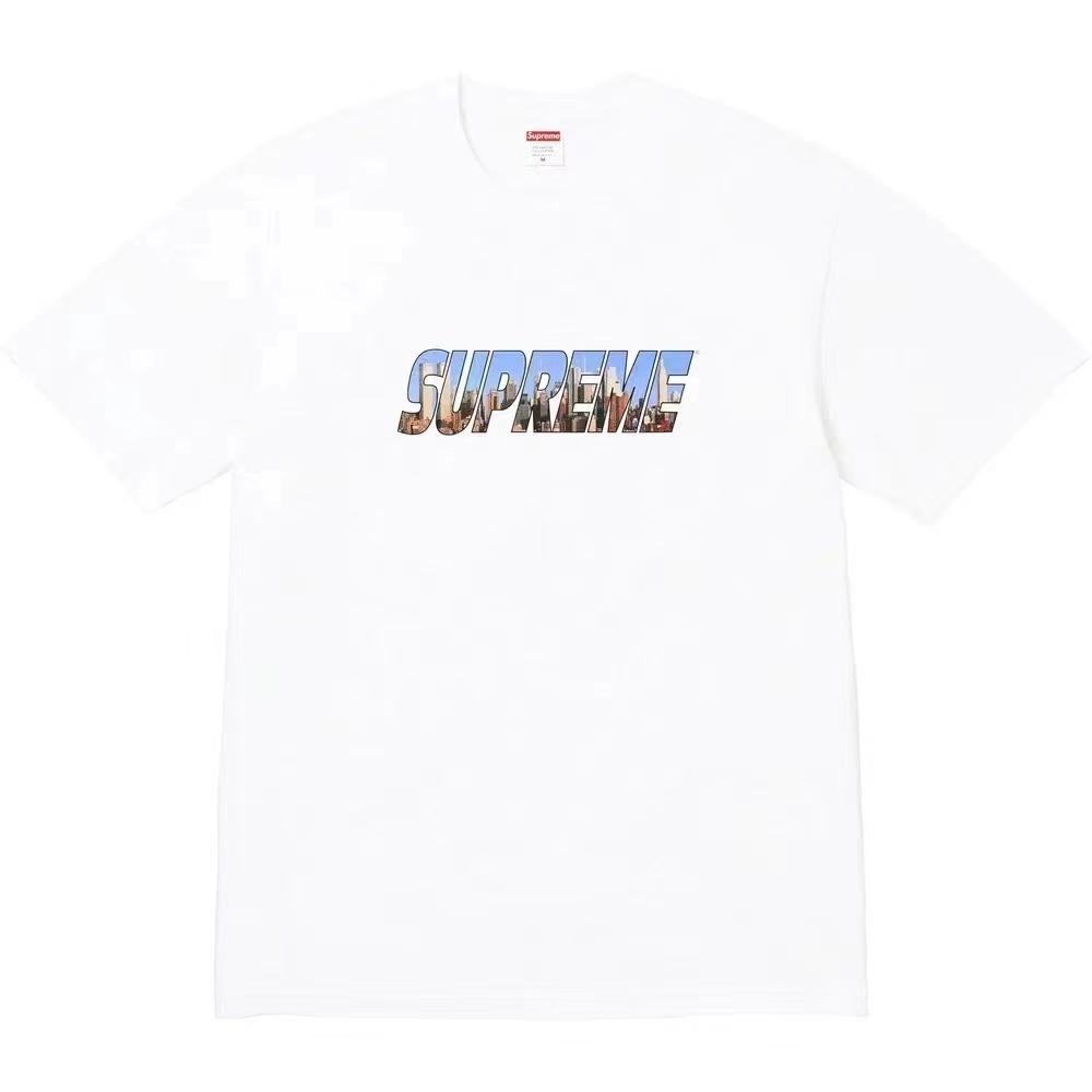 Supreme Week1 GOTHAM Tee ゴッサムシティ レターロゴ 半袖Tシャツ ユニセックス