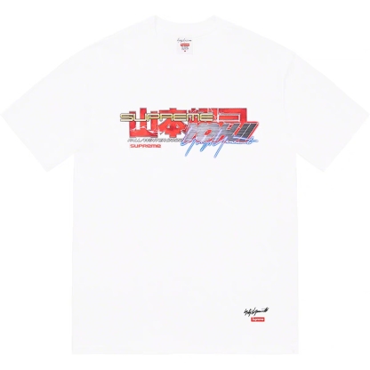 Supreme X Yohji Yamamoto TEE Yamamoto Yohji レター 半袖 Tシャツ メンズ レディース