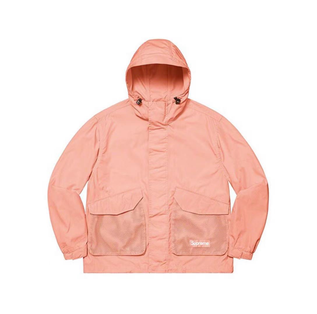 SUPREME メッシュ ポケット カーゴ ウォータープルーフ フェイク ウィンド ジャケット