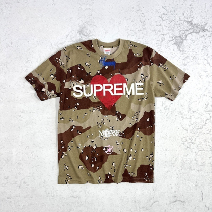 Supreme Announcing Tee Love ロゴ アメリカンストリートトレンド半袖Tシャツ