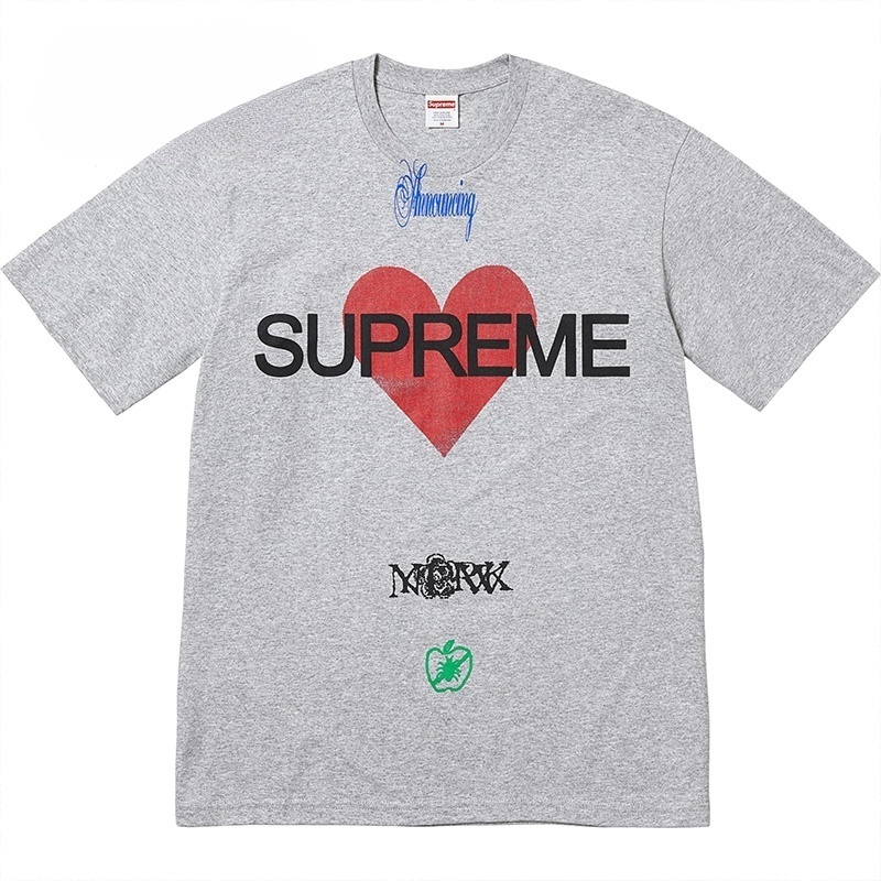 Supreme Announcing Tee Love ロゴ アメリカンストリートトレンド半袖Tシャツ