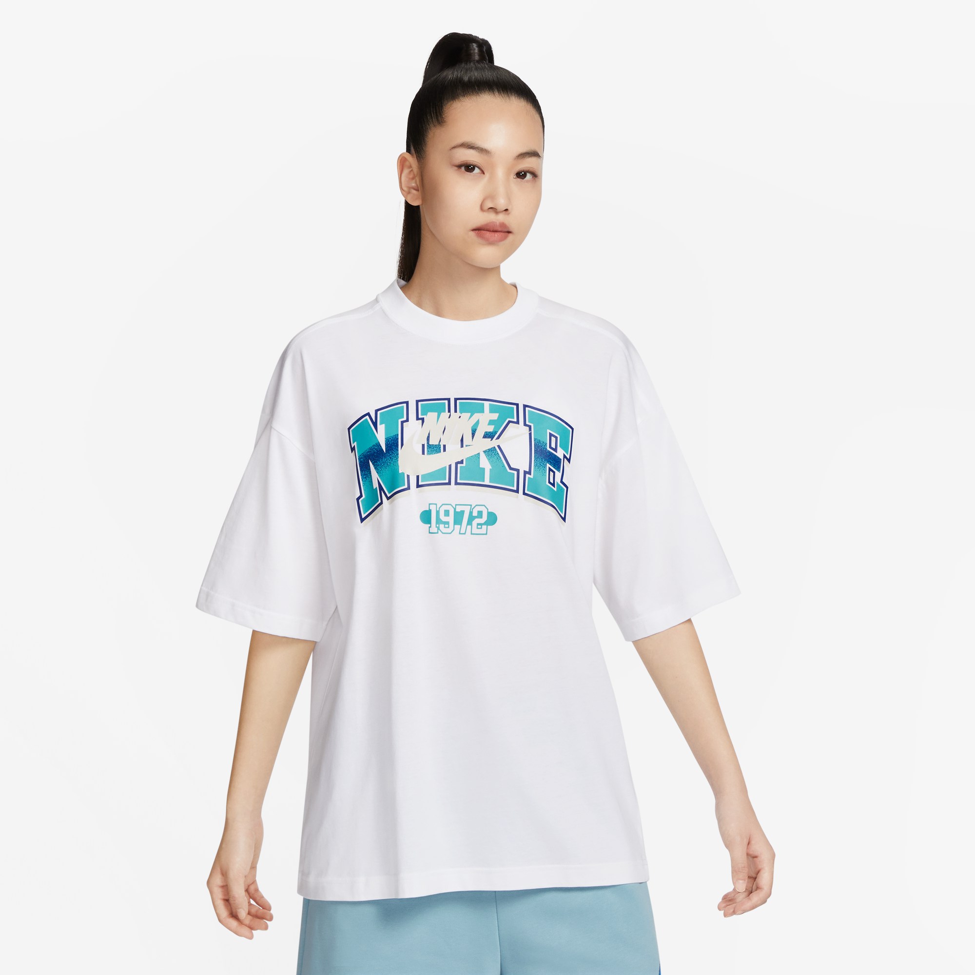 NIKEOUTLETS SPORTSWEAR レディース 半袖トップス Tシャツ ルーズコットン