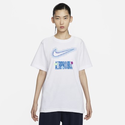 NIKE公式アウトレットレディースプリントTシャツゆったりコットン柔らかくて快適