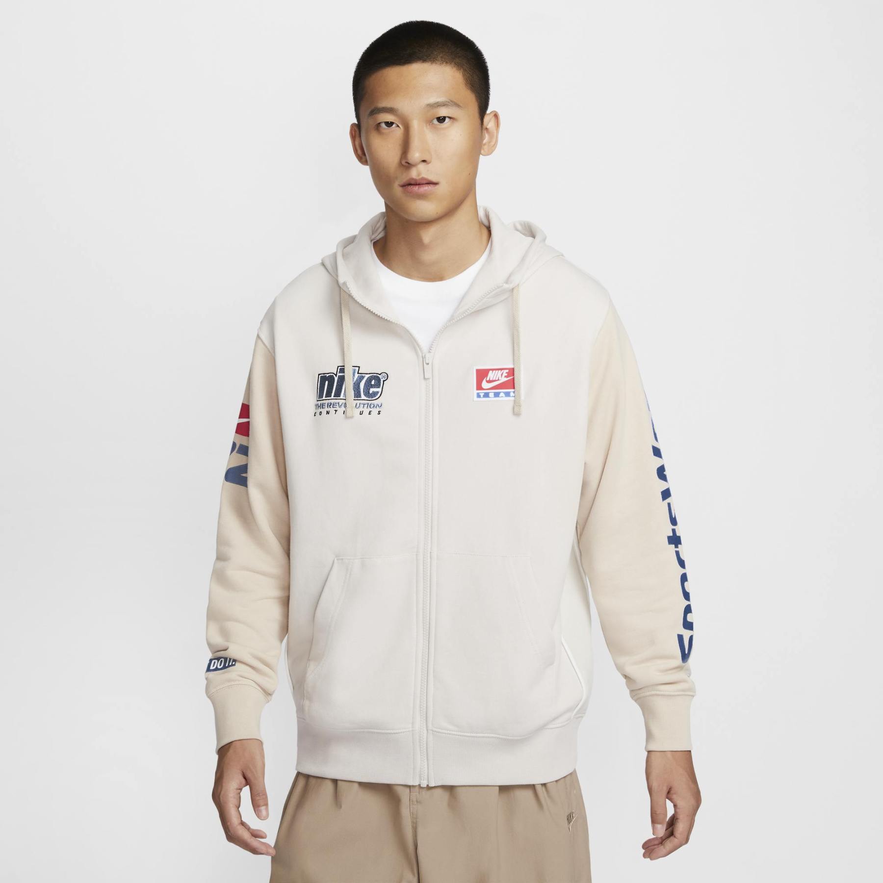 Nike ナイキ 公式 CLUB メンズ フレンチテリー フーディー 冬の新作 スウェットシャツ パッチワーク 快適