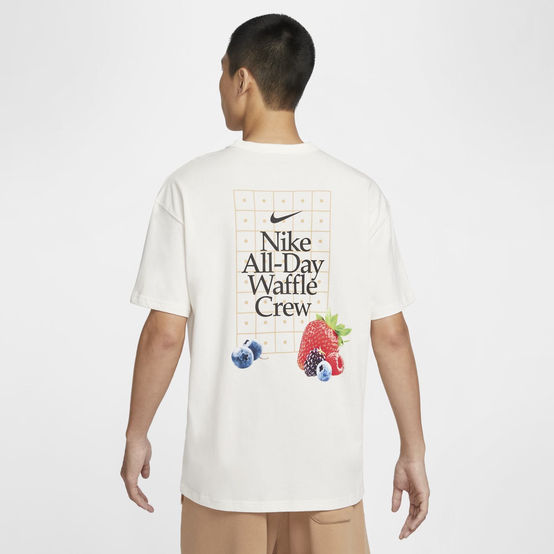 NIKEOUTLETS メンズ 半袖 Tシャツ ゆったり コットン ニット プリント 刺繍