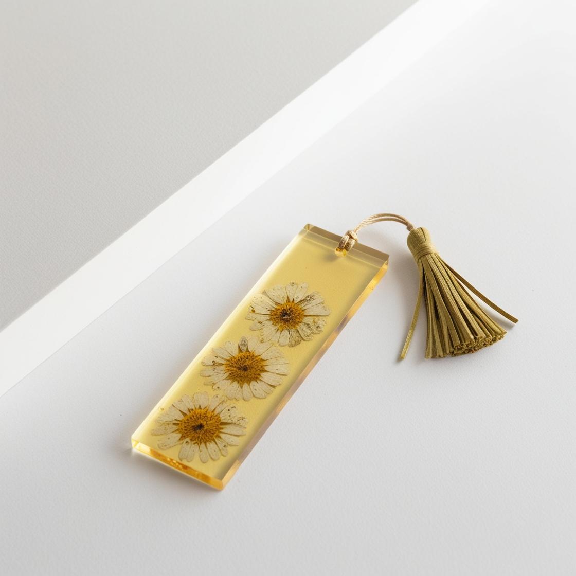 Sun Flower Acrylic Bookmark