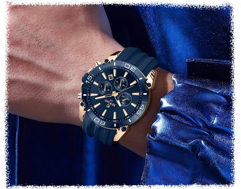 New men's multifunctional watch skin-friendly advanced sports watch  