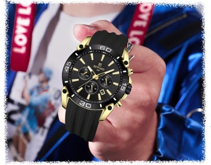 New men's multifunctional watch skin-friendly advanced sports watch  
