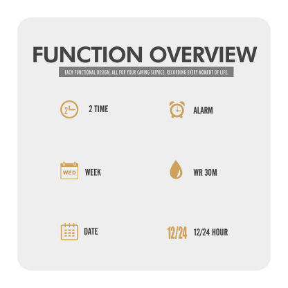 Moment beauty steel band watch men's electronic watch multifunctional business double-display electronic watch  