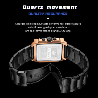 Olevs fine steel fashion multifunctional waterproof luminous quartz  men's watch  