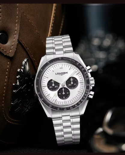 Men's non-mechanical watch high-end genuine fashion small green dial luminous waterproof steel belt quartz watch