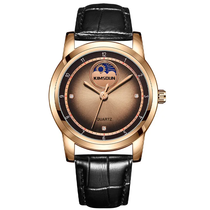 Men's Watches Luxury Men's Watches Genuine Leather Strap Men's