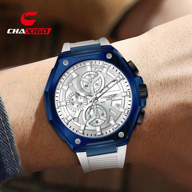 CHAXIGO Swiss waterproof men's watch luminous decoration six-pin fashion sports watch