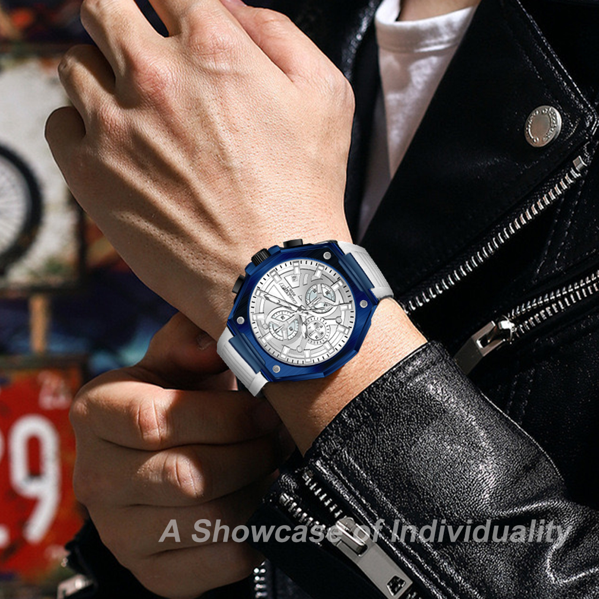 CHAXIGO Swiss waterproof men's watch luminous decoration six-pin fashion sports watch