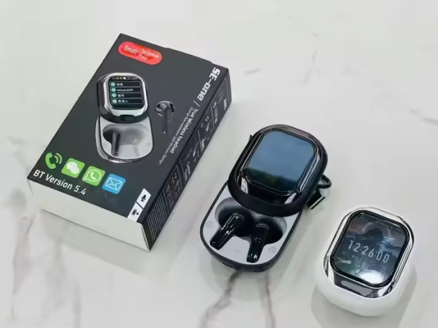 Touch screen noise reduction headphones support making calls, displaying contacts and applying message notification