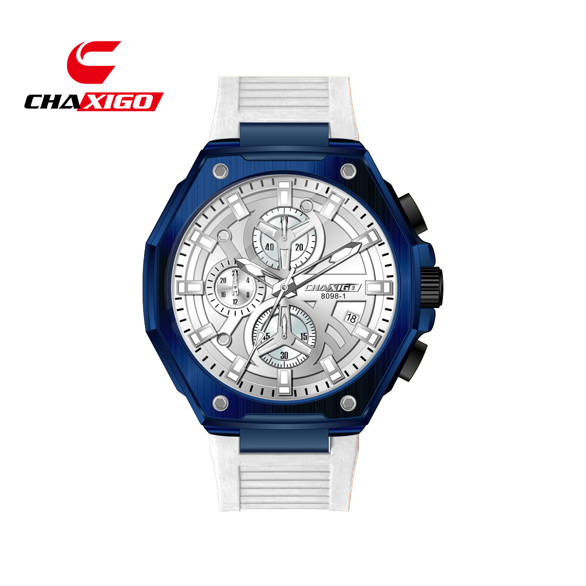 CHAXIGO Swiss waterproof men's watch luminous decoration six-pin fashi