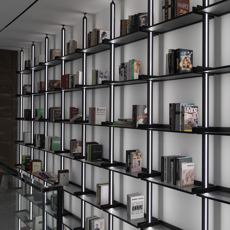 MINIMALIST SYSTEM/COLUMN STYLE BOOKSHELF, CLOAKROOM SYSTEM