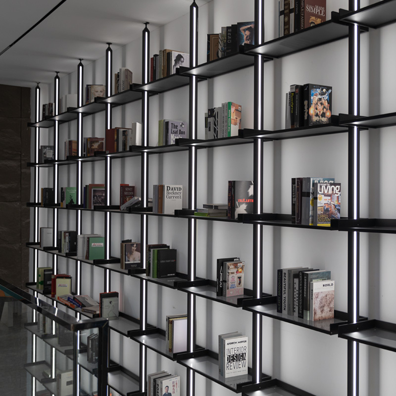 MINIMALIST SYSTEM/COLUMN STYLE BOOKSHELF, CLOAKROOM SYSTEM