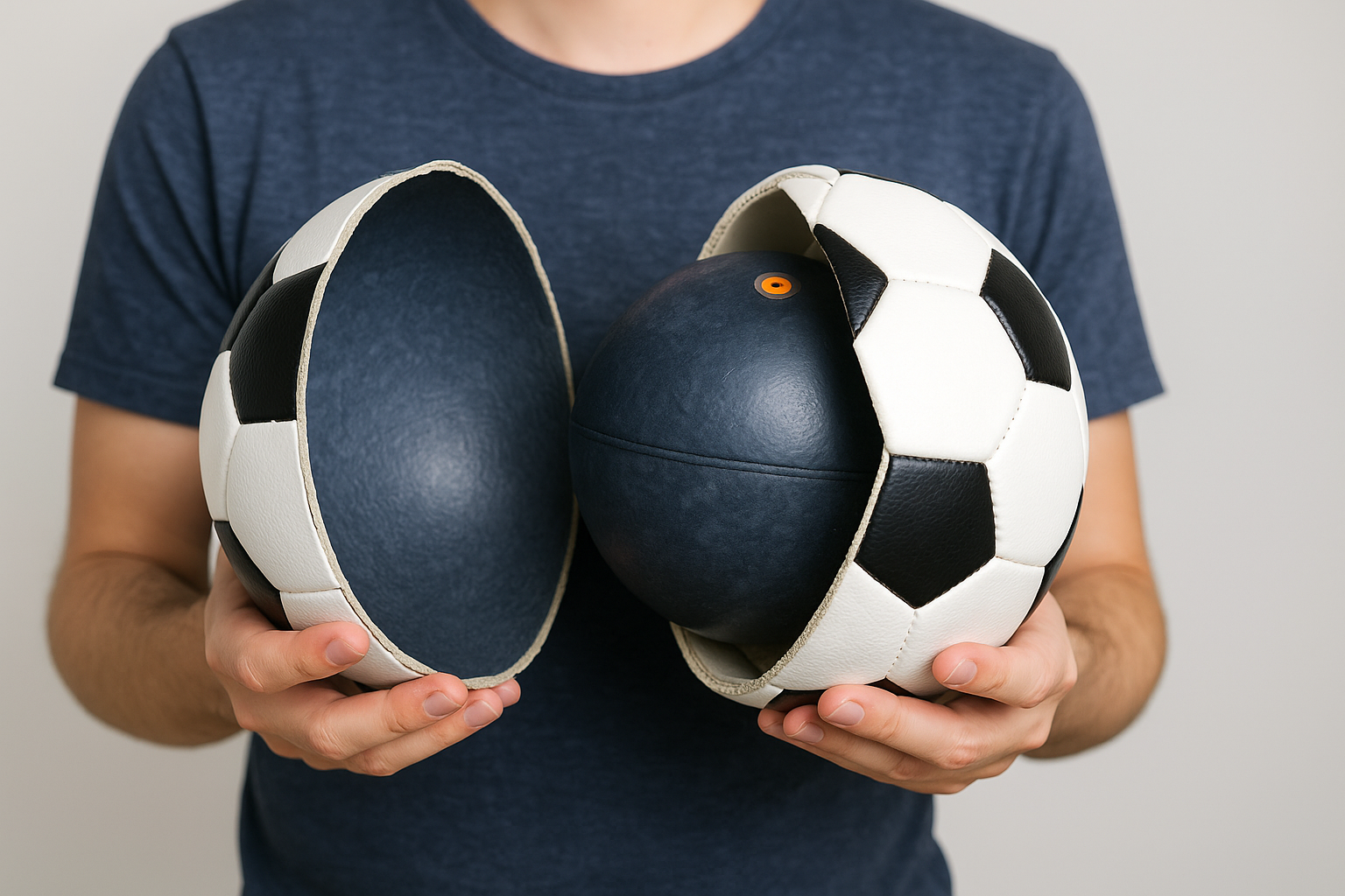 サッカーボールの内側はどうなってる？構造を徹底解説！