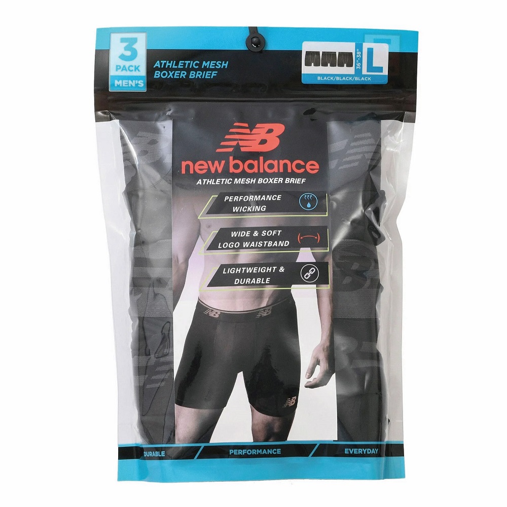 メッシュボクサー 5インチ前閉じ3P