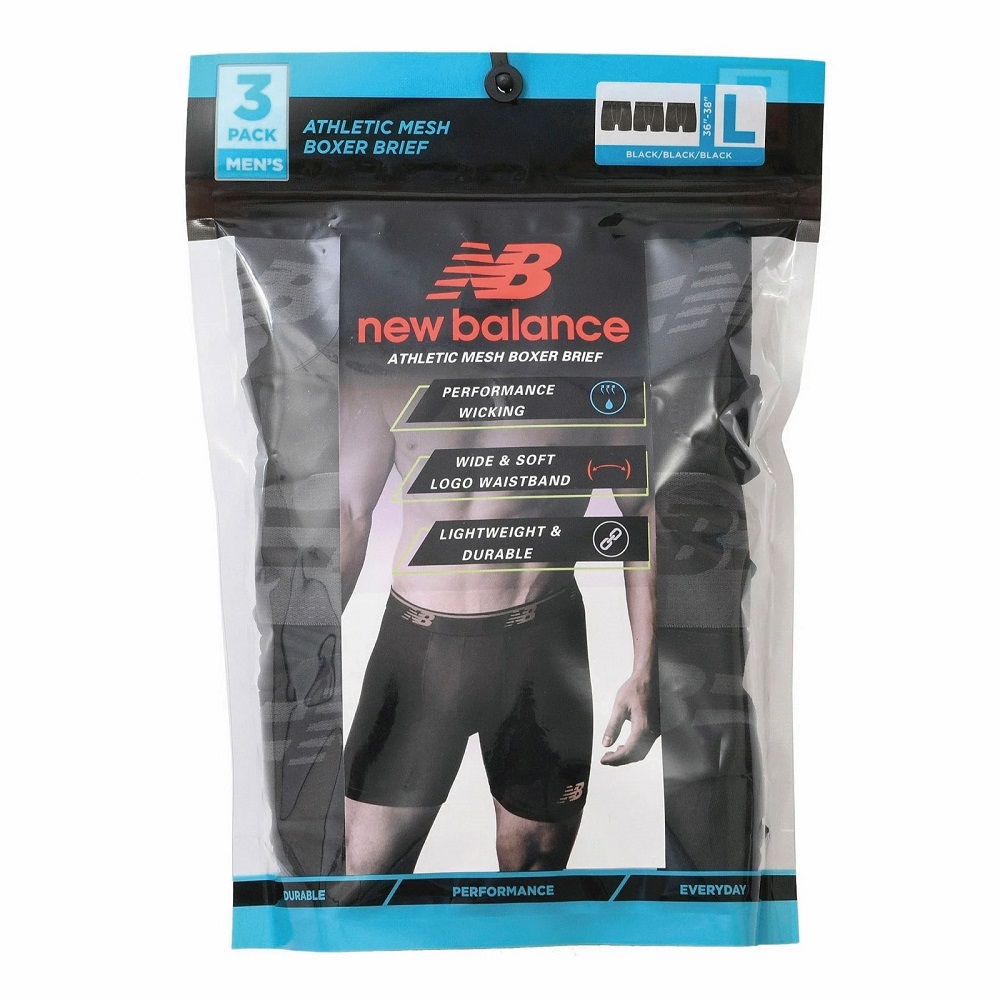 メッシュボクサー 5インチ前閉じ3P