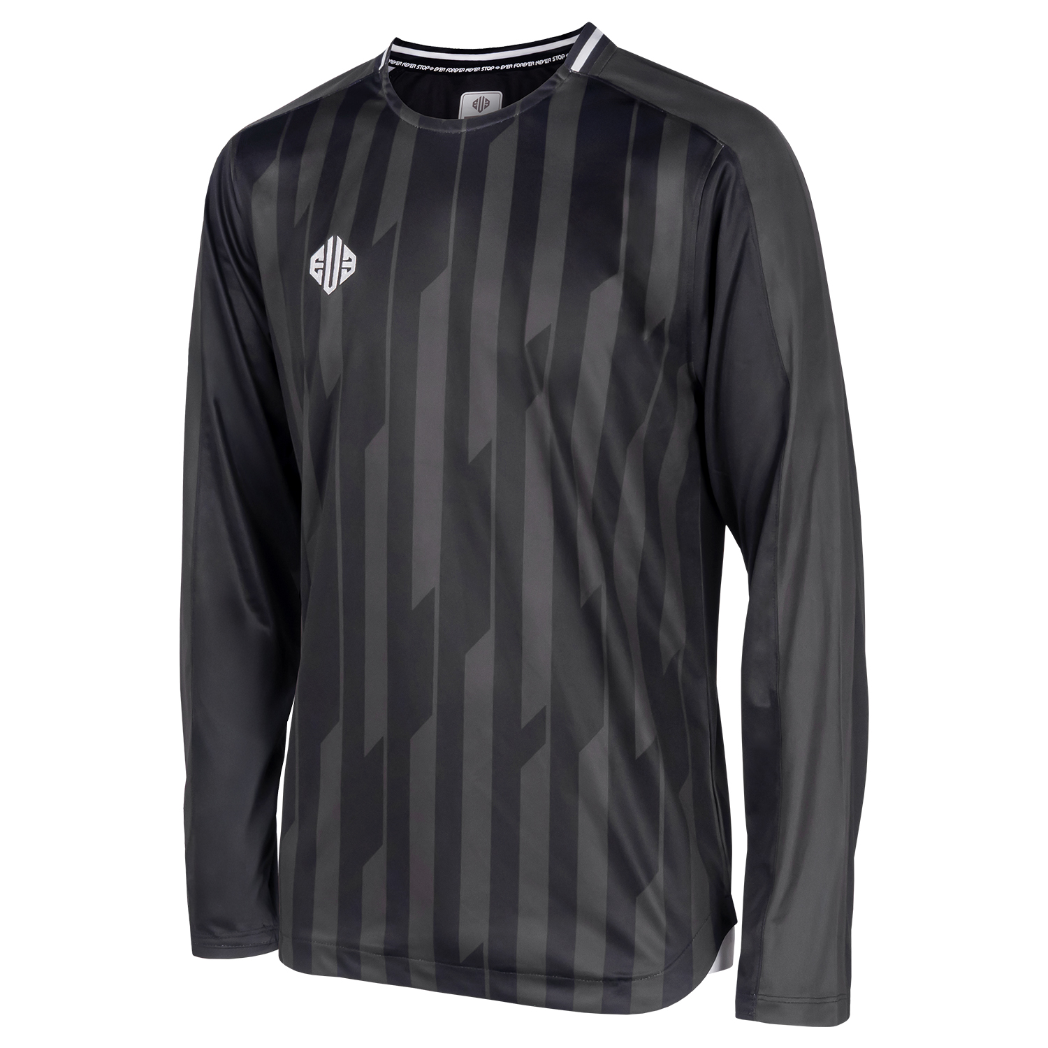 プラクティスシャツ STRIPE LS[3Dロゴ]