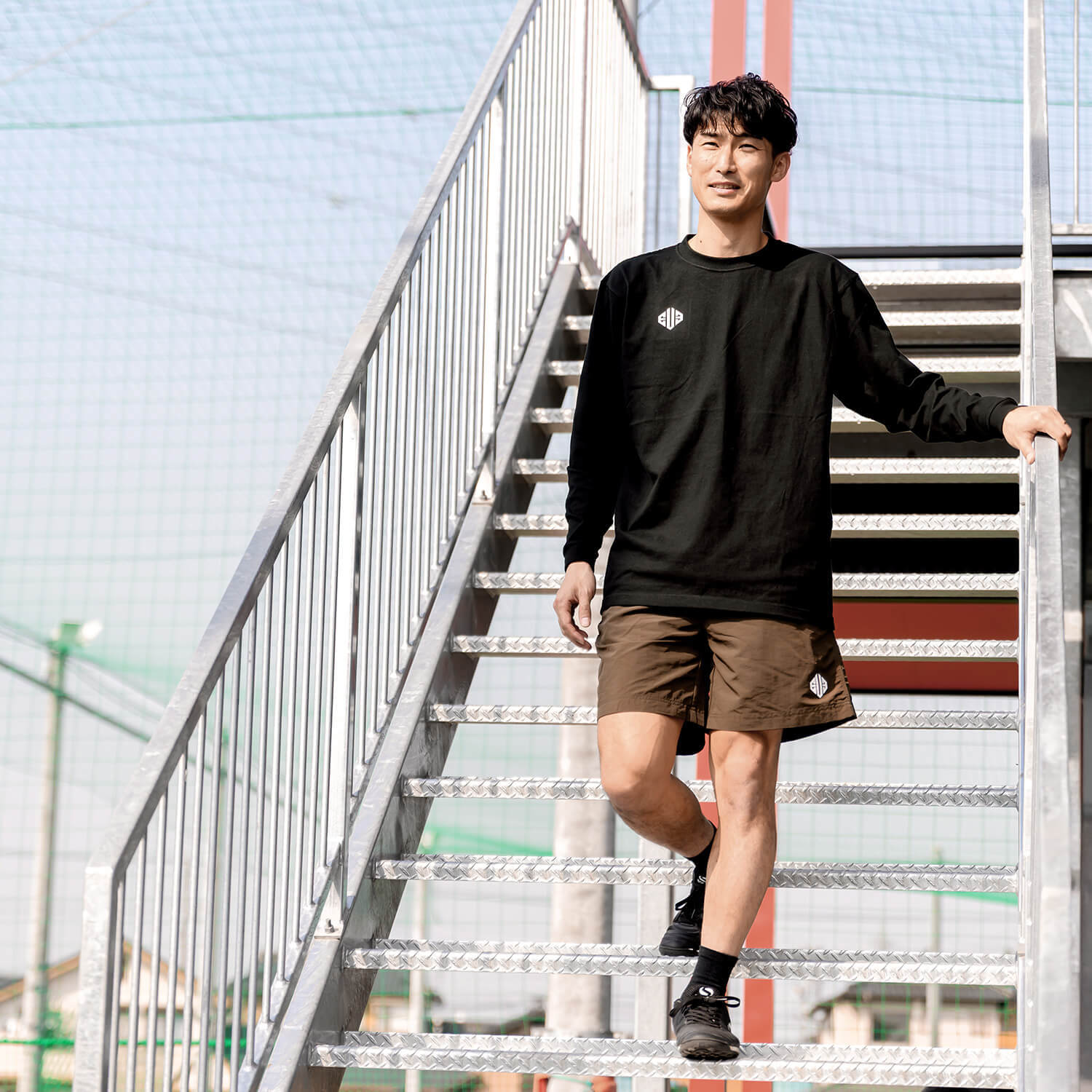 コットンTシャツ　LS