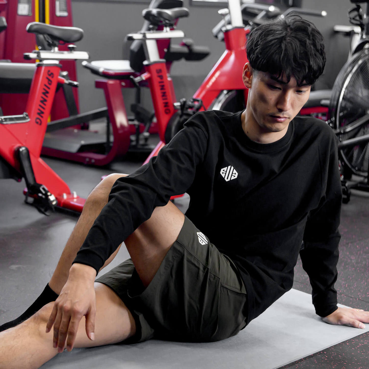 コットンTシャツ　LS