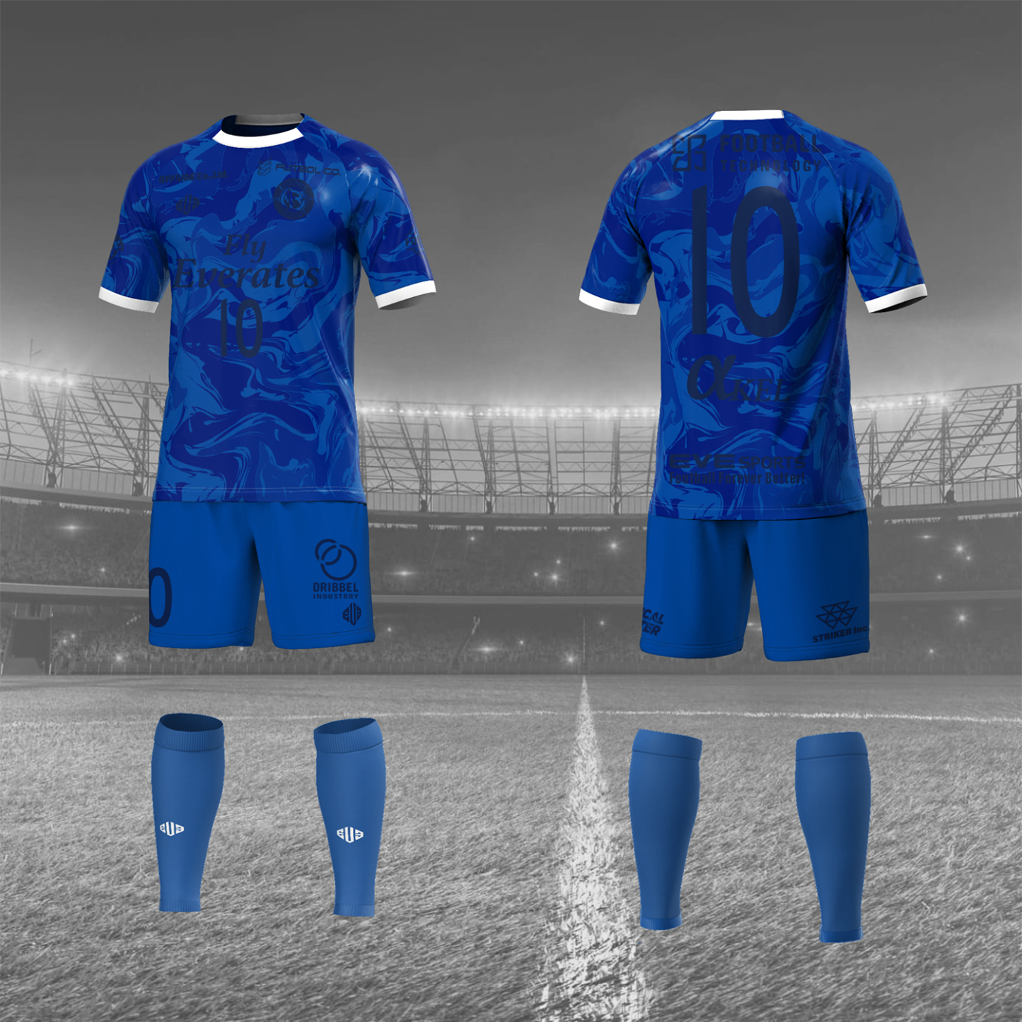 プロモデルゲームシャツ CPR01 [3Dロゴ]