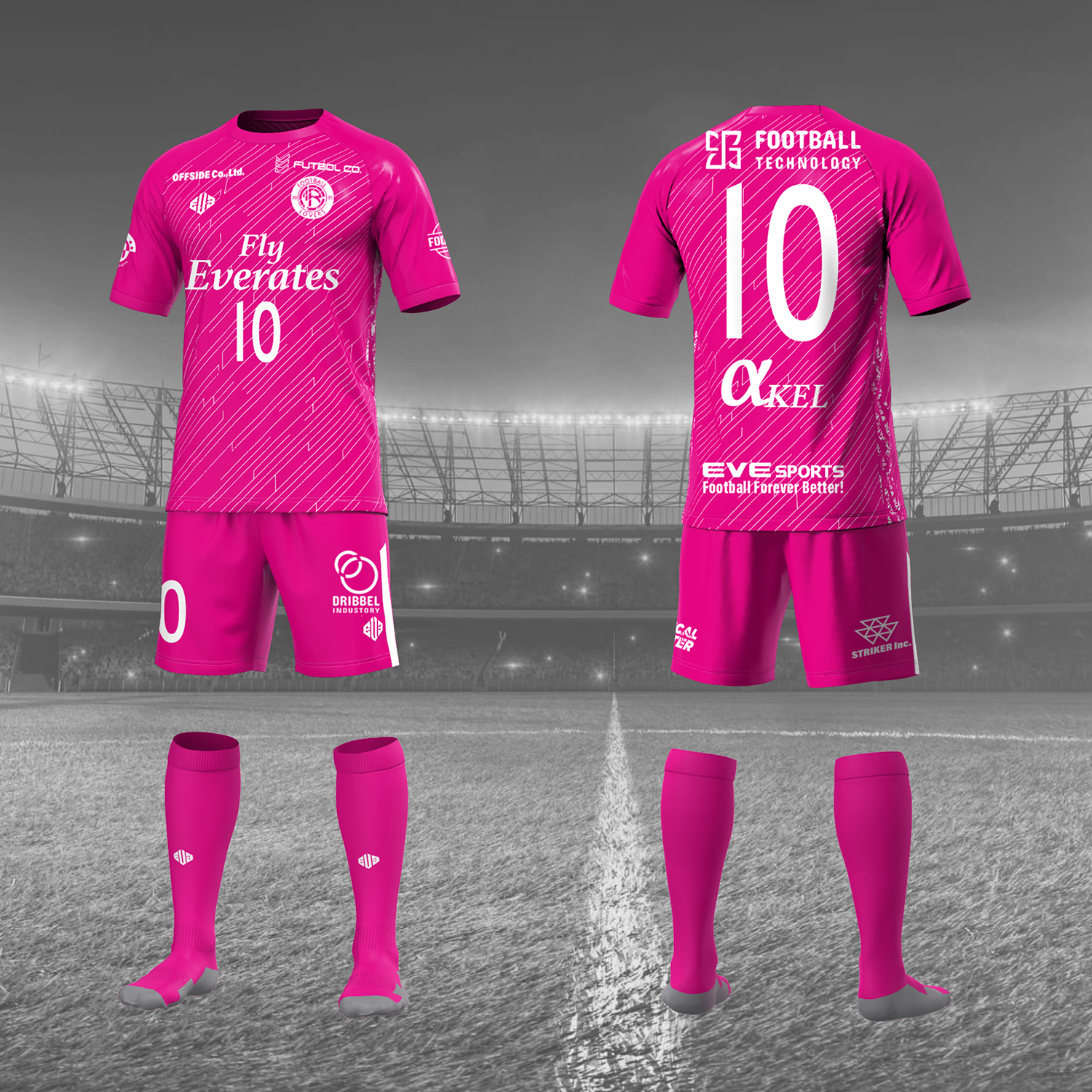 プロモデルゲームシャツ CPR02 [3Dロゴ]