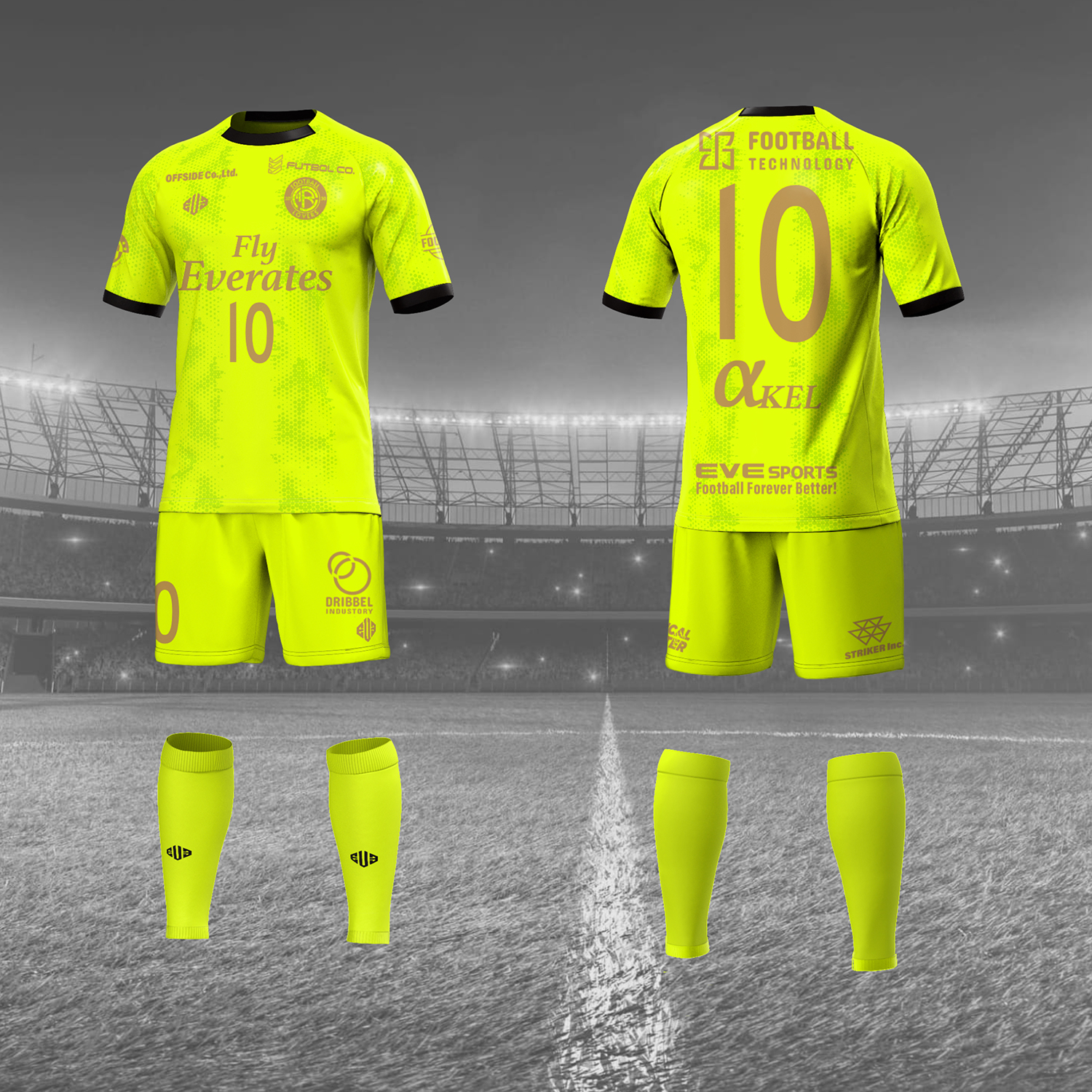 プロモデルゲームシャツ CPR03 [3Dロゴ]