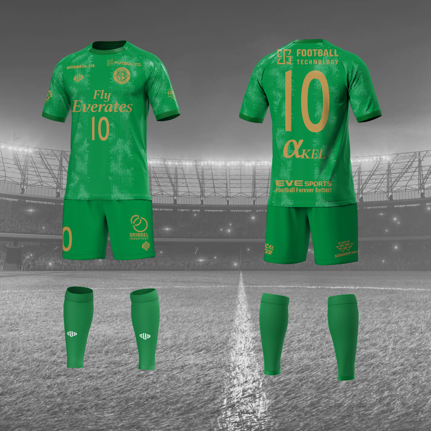 プロモデルゲームシャツ CPR03 [3Dロゴ]