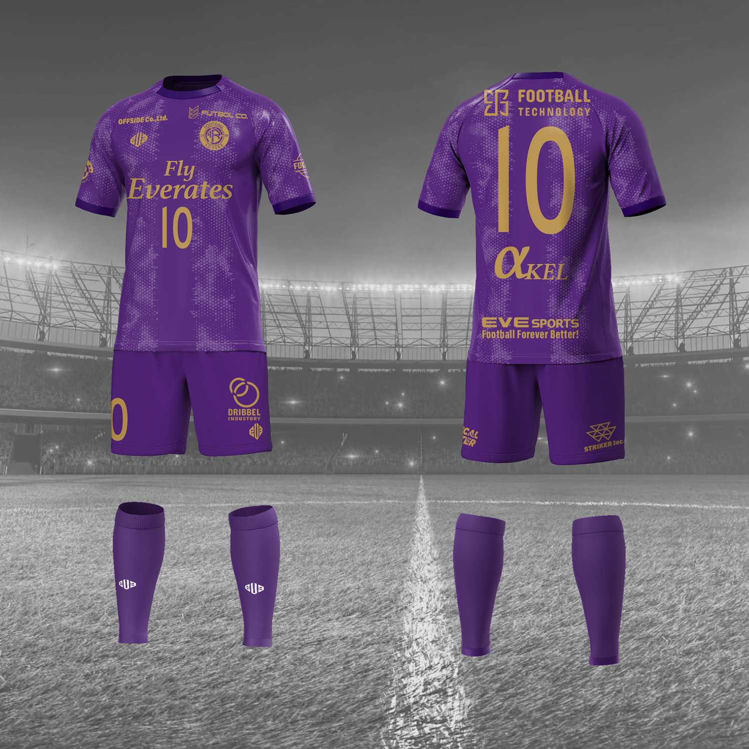 プロモデルゲームシャツ CPR03 [3Dロゴ]