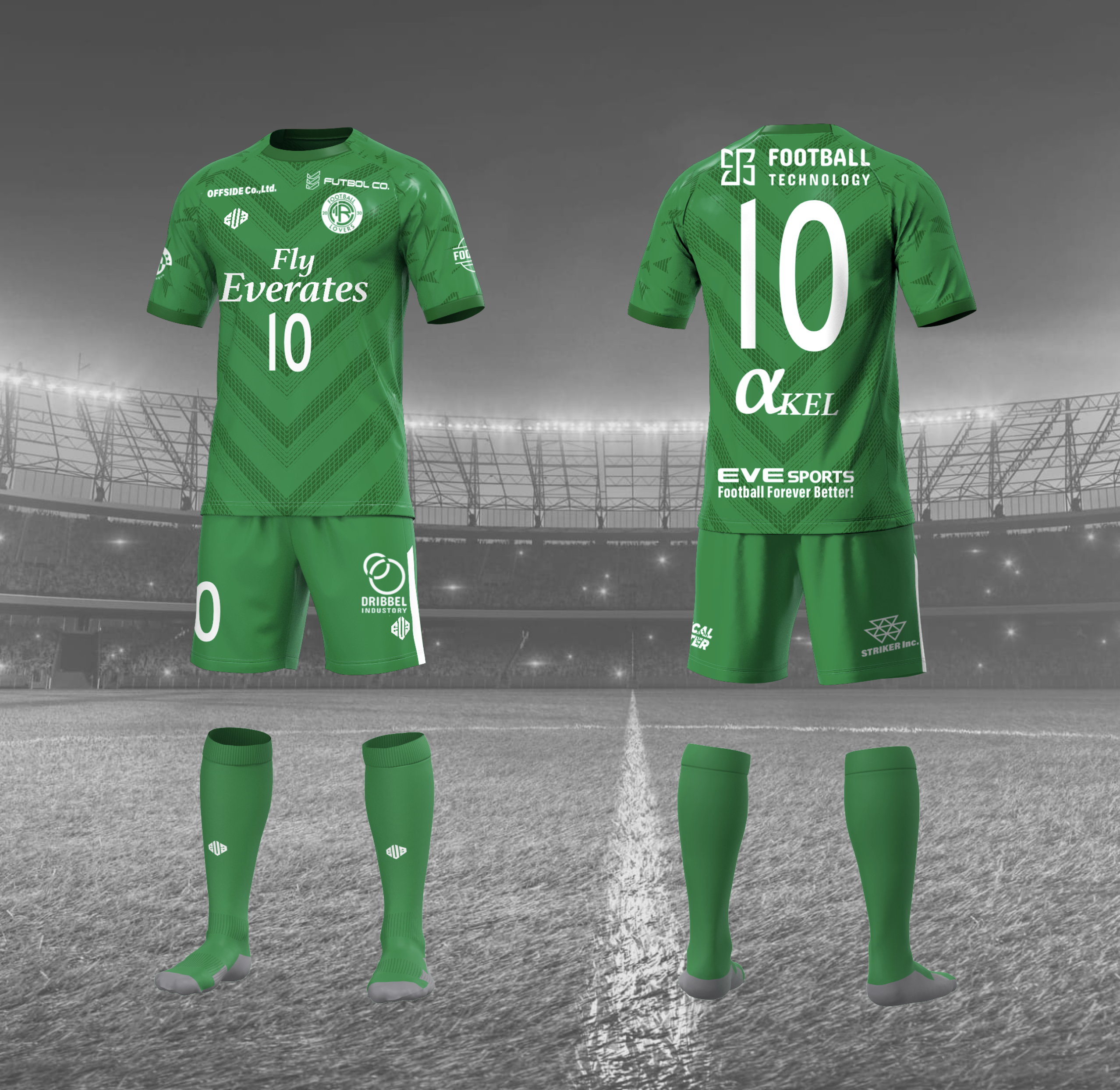 プロモデルゲームシャツ CPR04 [3Dロゴ]