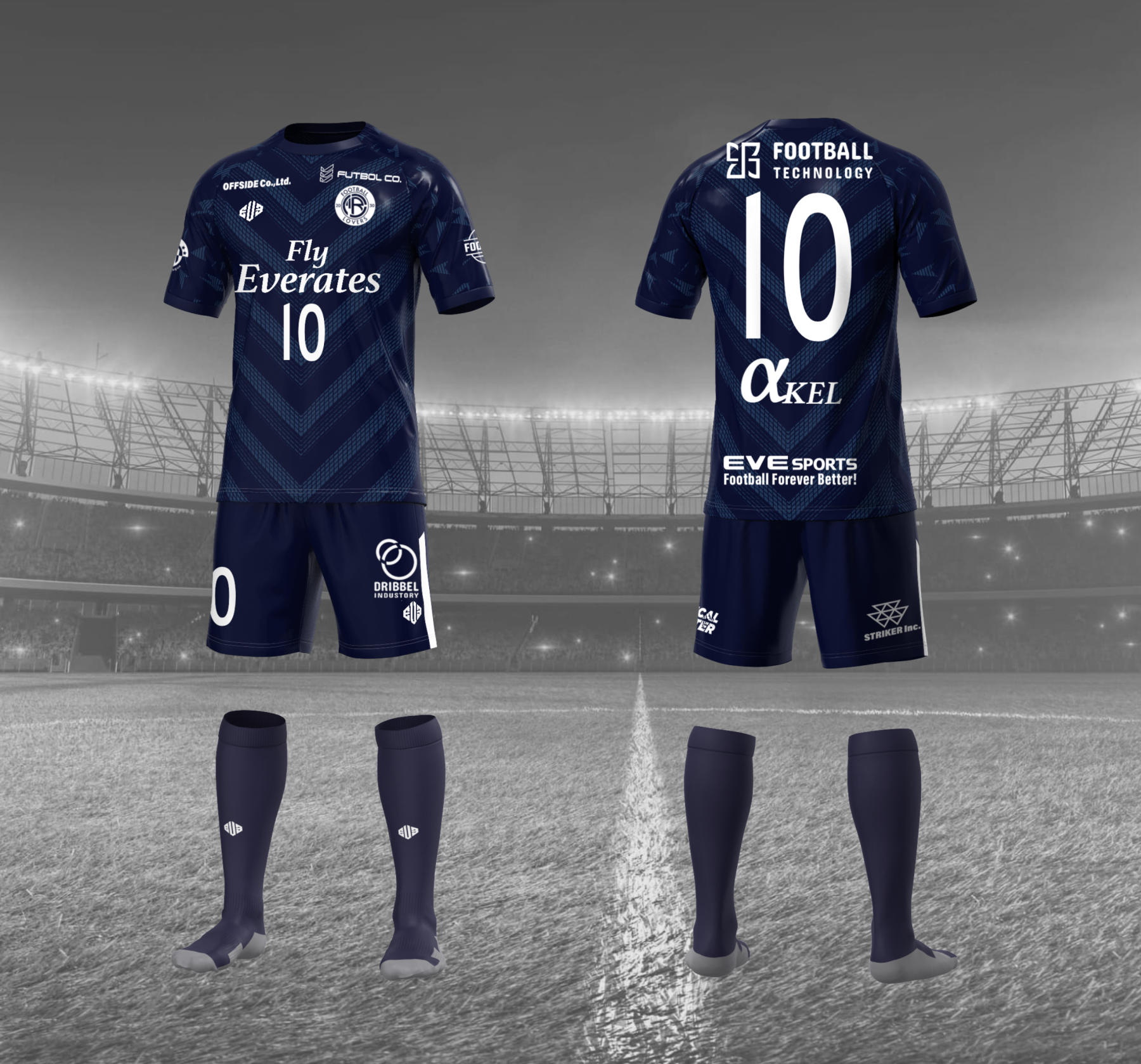 プロモデルゲームシャツ CPR04 [3Dロゴ]