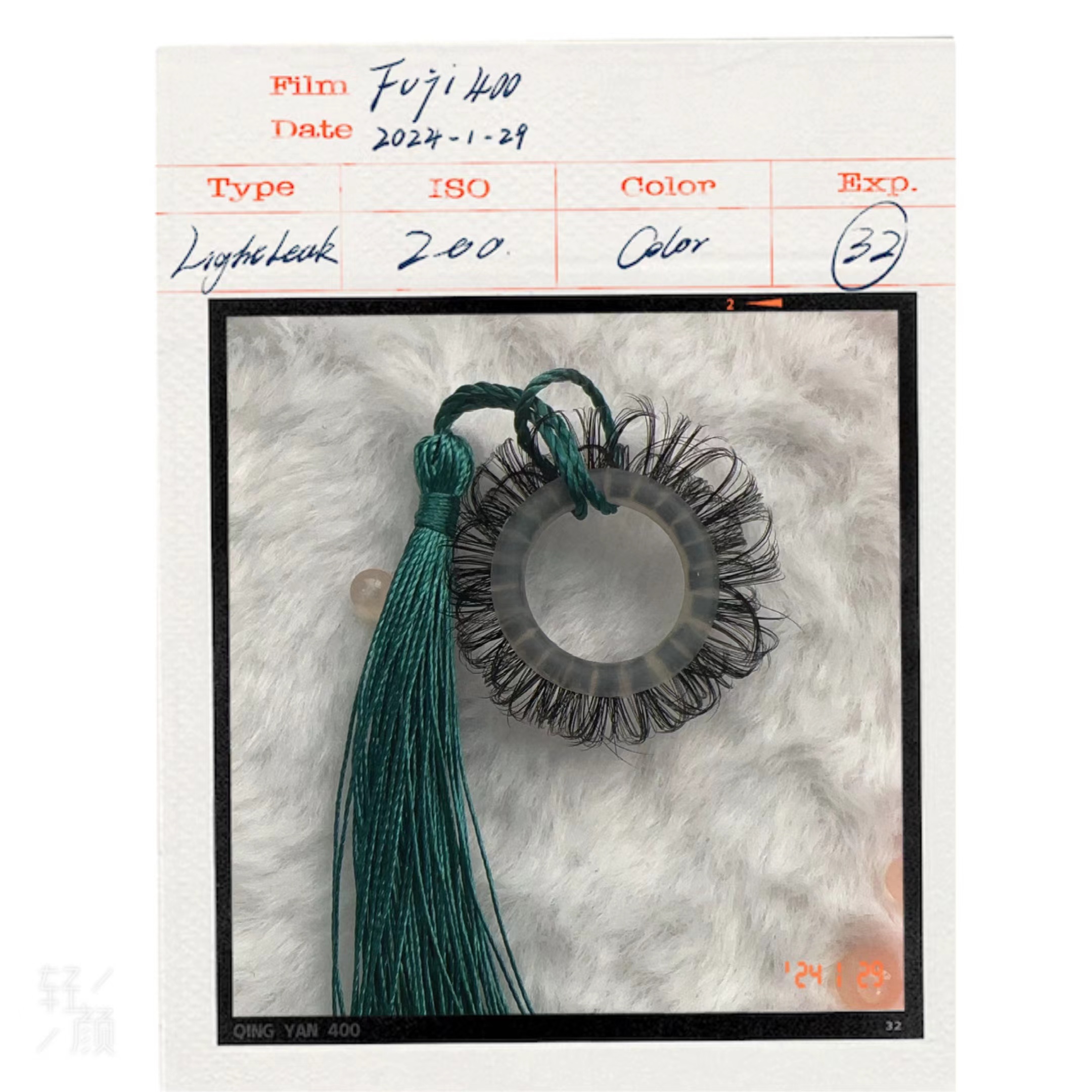 Ikat Kepala Mainan Ekor Kuda Terry Lurus Dua Lapis