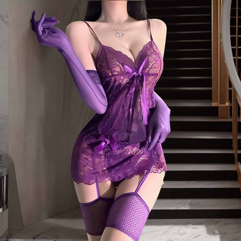 DDQ-03 DRESS Lingerie Wanita Shapewear Elastis dengan Bahan Katun Sutra PRIVASI