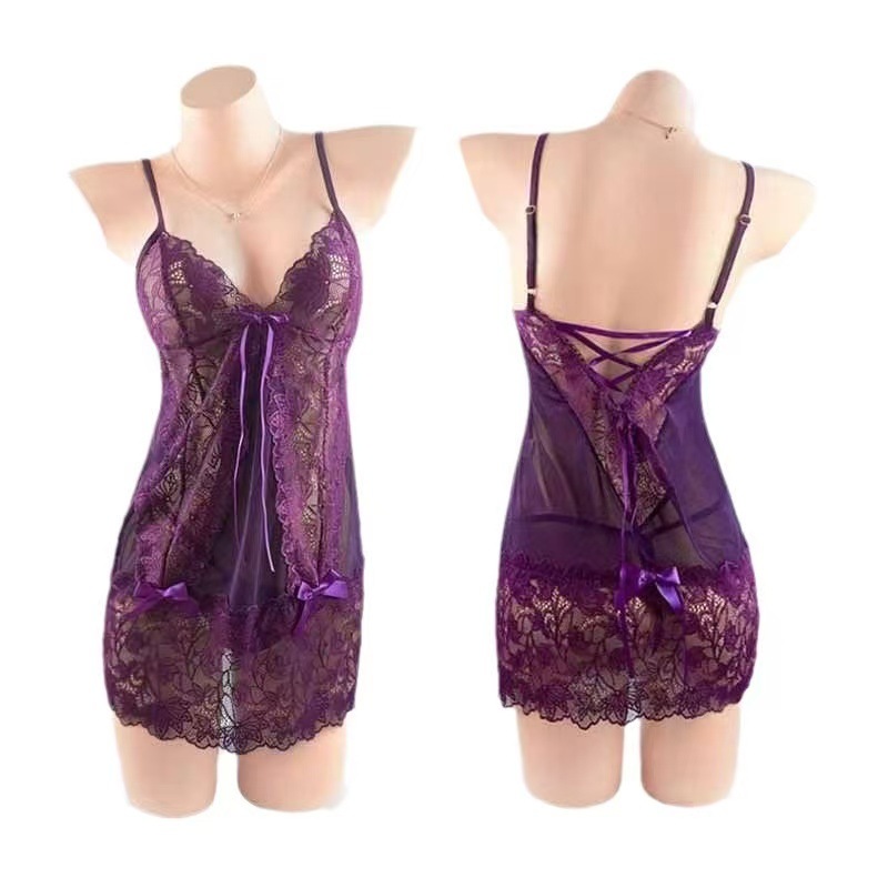 DDQ-03 DRESS Lingerie Wanita Shapewear Elastis dengan Bahan Katun Sutra PRIVASI