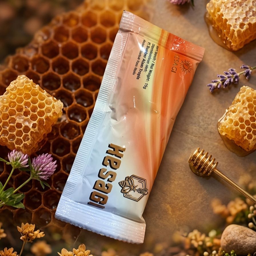 Minuman Serbuk Madu Rasa Nanas Isi 5 Sachet