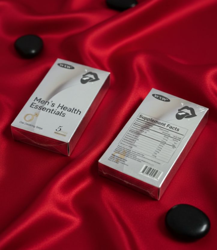 WXW SERBUK Larutan Bubuk Permen Perisa untuk Pria Berenergi MEN'S HEALTH ESSENTIALS