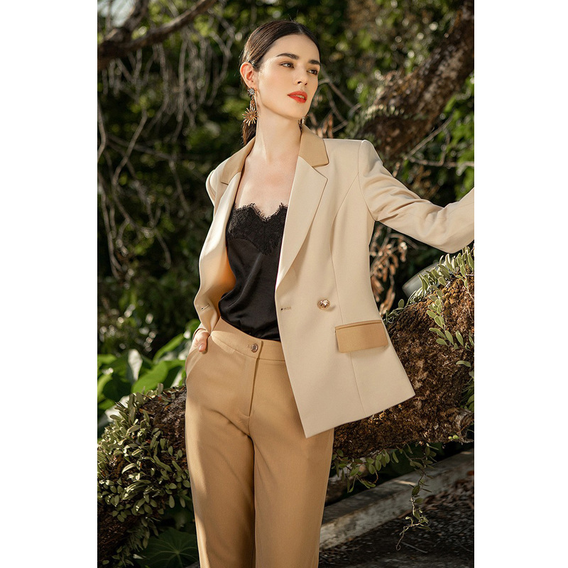 Temperament Women's Colored Professional Suit Set